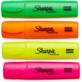Sharpie fluo surligneurs XL couleurs fluorescentes lot de 4